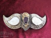 RENAISSANCE SILVER PAFTS WITH MOTHER OF PEARL 19th century.