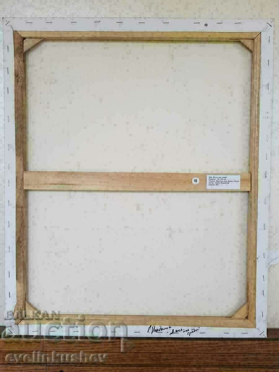 Oil painting "Rain over the city" Georgi Yordanov - 6 Oil painting "Rain over the city" Georgi Yordanov - 6