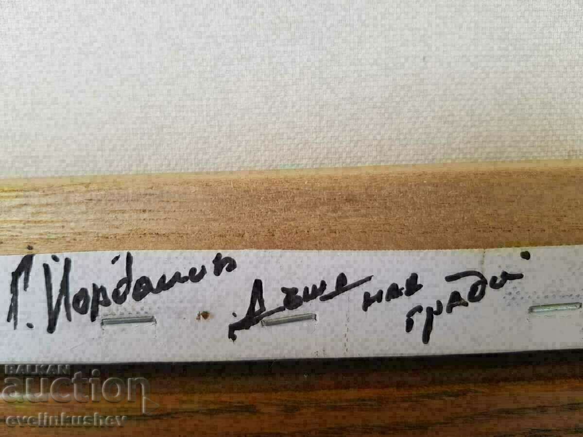 Oil painting "Rain over the city" Georgi Yordanov - 7 Oil painting "Rain over the city" Georgi Yordanov - 7