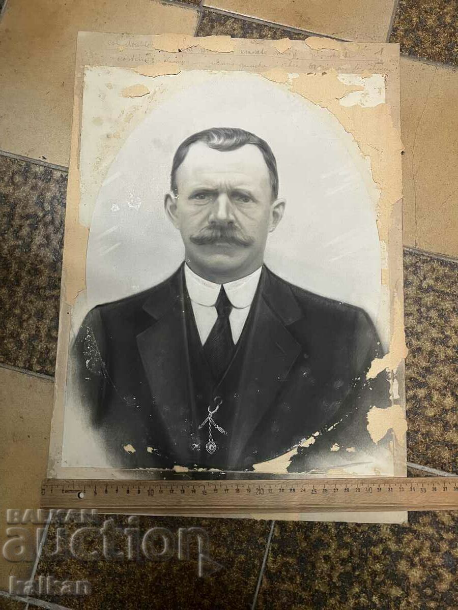 Παλιά φωτογραφία - πορτρέτο ενός άνδρα