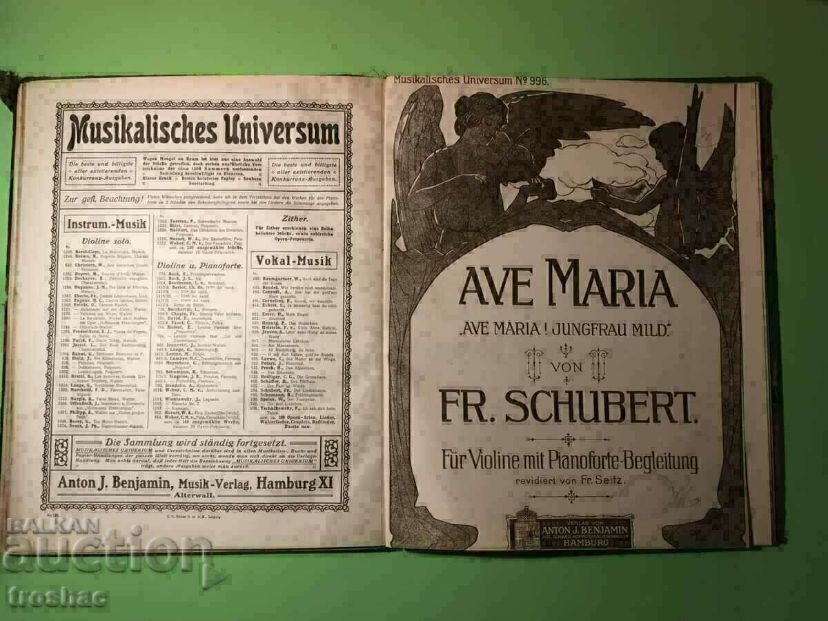 Very old and rare musical scores of world famous - 5 Very old and rare musical scores of world famous - 5