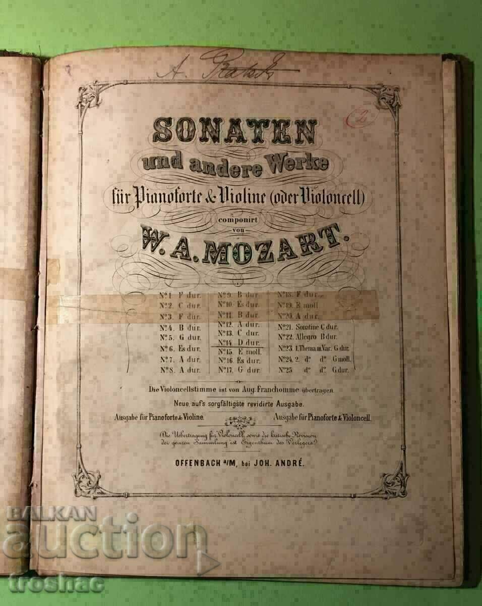 Partituri muzicale foarte vechi și rare de renume mondial - 6