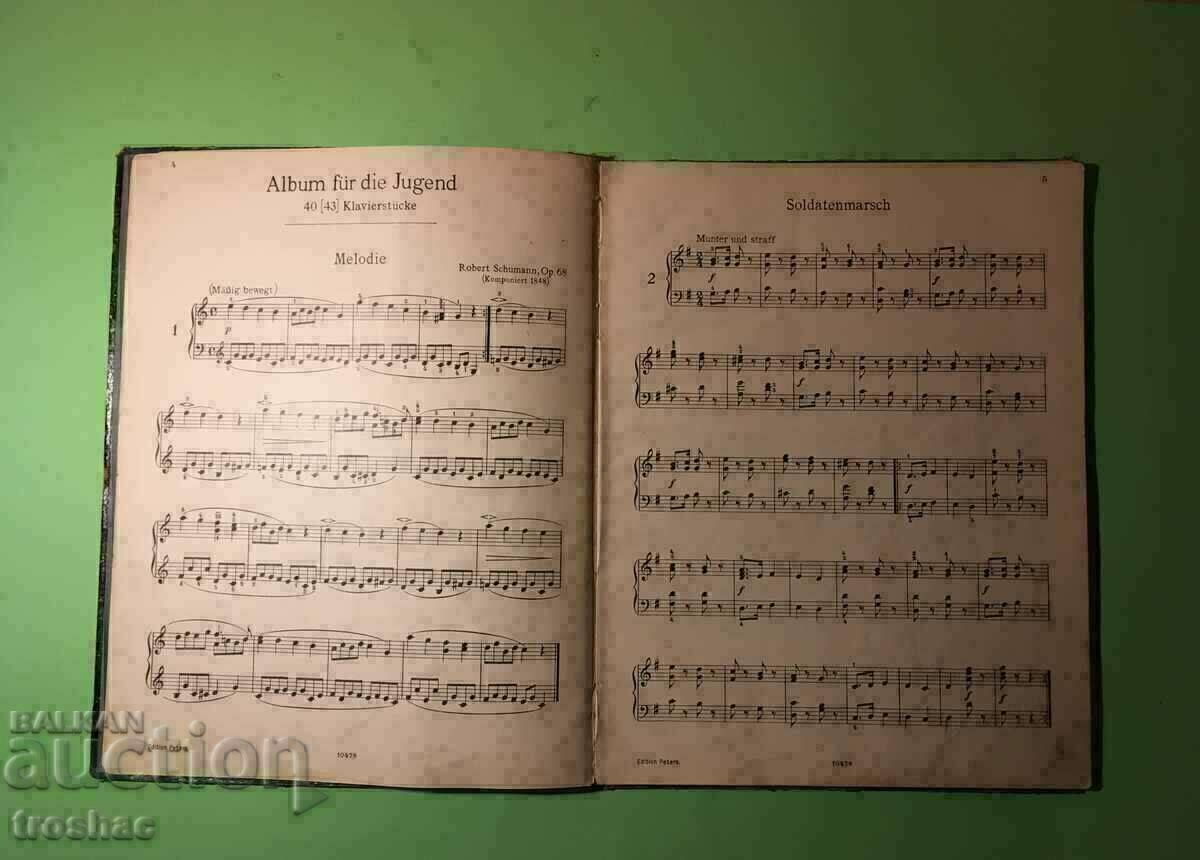Livrarea Partituri muzicale de epocă și RARE Antiqe Album für die jugen Livrarea Partituri muzicale de epocă și RARE Antiqe Album für die jugen