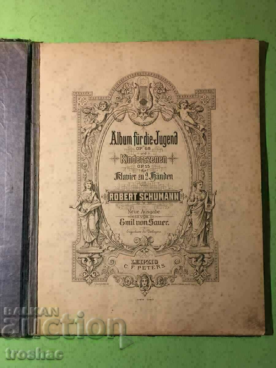 Partituri muzicale de epocă și RARE Antiqe Album für die jugen Partituri muzicale de epocă și RARE Antiqe Album für die jugen