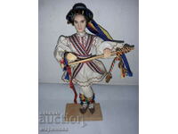 OLD SOUVENIR. PORCELAIN HEAD. DANCING ROMANIAN