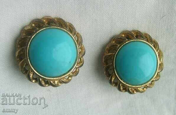 Old earrings, clip-on earrings - Italy 1950 with price 18.00 BGN | € 9.20 Old earrings, clip-on earrings - Italy 1950 with price 18.00 BGN | € 9.20
