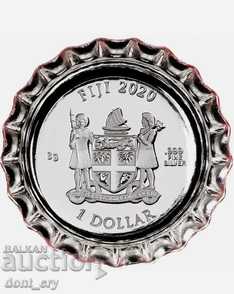 Auction Silver 4x1 Dollar 2020 Coca Cola Set Auction Silver 4x1 Dollar 2020 Coca Cola Set