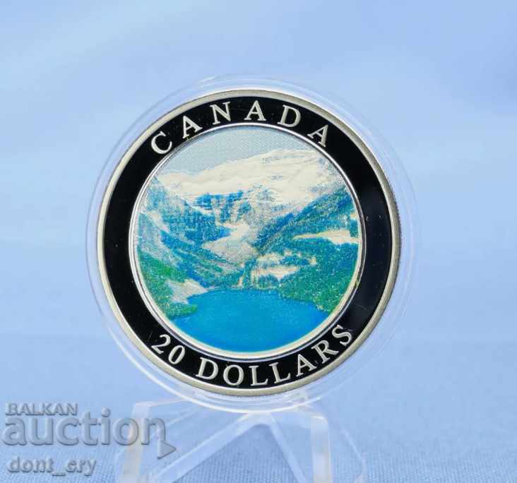 Silver 1 Oz The Rocks - Natural Wonders Canada 2003