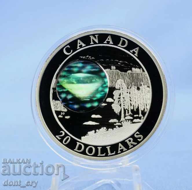 Argint 1 oz diamante - Natural Wonders Canada 2005