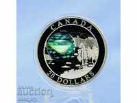 Argint 1 oz diamante - Natural Wonders Canada 2005