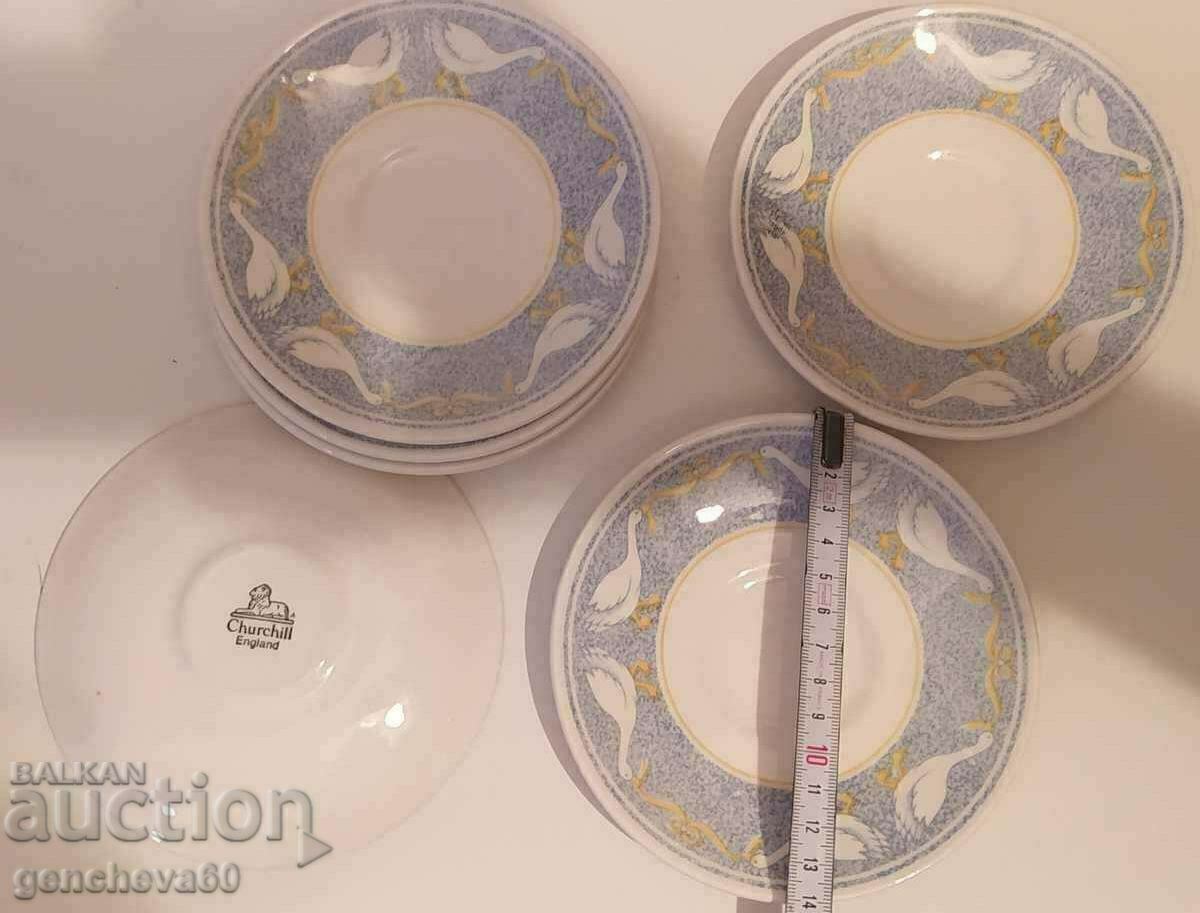 Un set frumos de farfurii Churchill englezești de epocă - 6