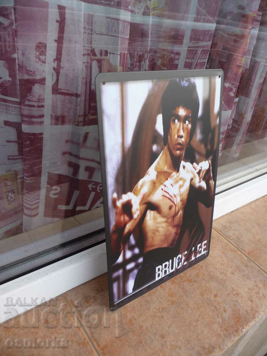 Bruce Lee Metal Sign Bruce Lee Karate Kung Fu Dragon Fight with price 18.00 BGN | € 9.20 Bruce Lee Metal Sign Bruce Lee Karate Kung Fu Dragon Fight with price 18.00 BGN | € 9.20
