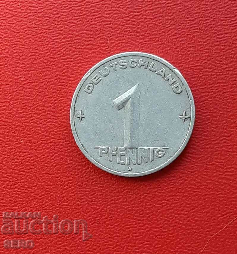 Germany-GDR-1 pfennig 1953 A-Berlin