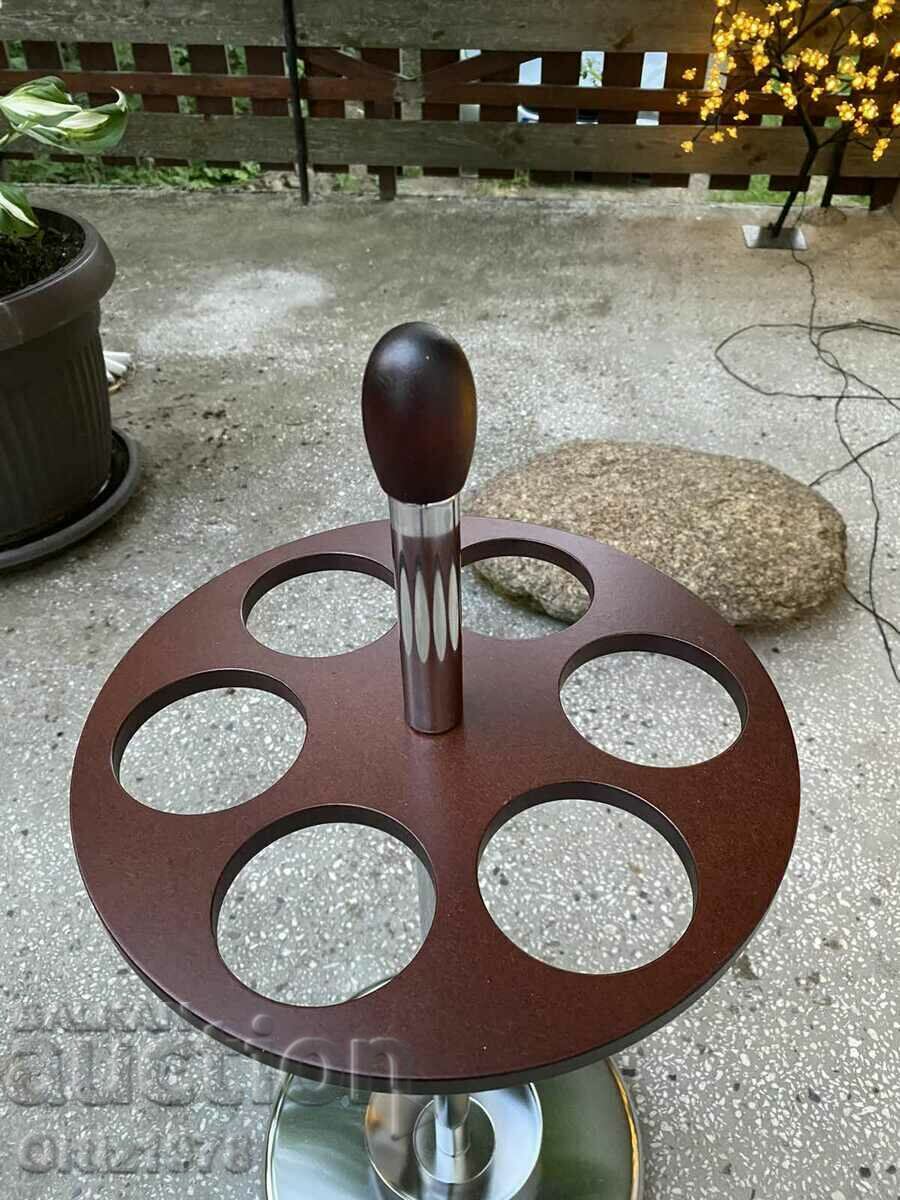 Massive Spanish umbrella stand in a modern style 3.5 kg Inox and wood with price 58.00 BGN | € 29.65 Massive Spanish umbrella stand in a modern style 3.5 kg Inox and wood with price 58.00 BGN | € 29.65