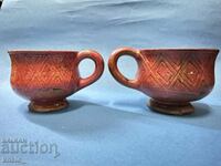 Stoyan Rainov ceramics mugs signed