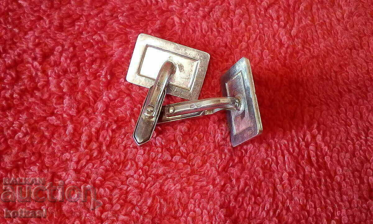 Old massive silver 835 cufflinks, hallmarks with price € 63.50 | 124.20 BGN