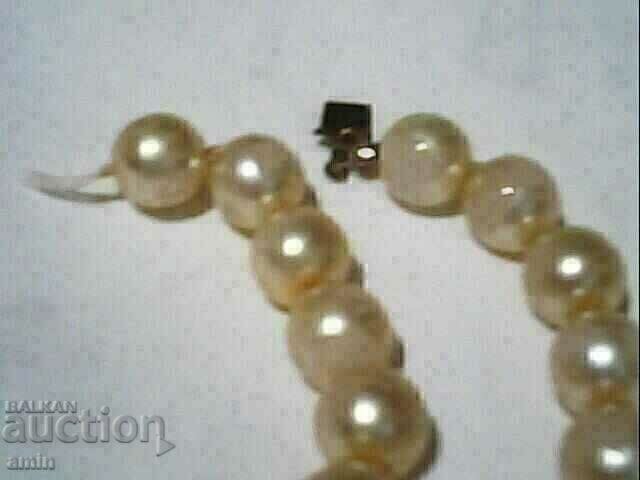 very beautiful old 22pcs natural pearls 10mm - 6