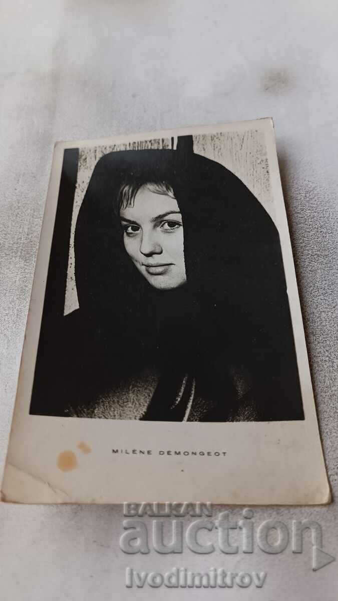 Postcard Milene Demongeot