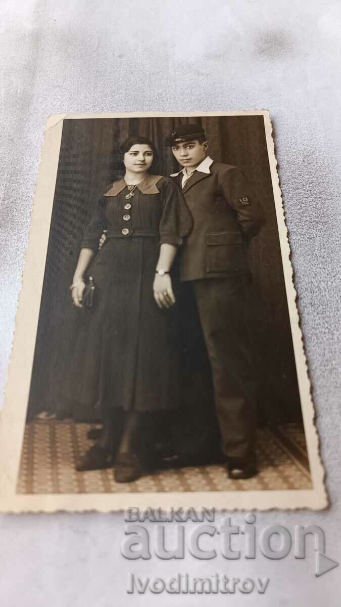 Fotografie Silistra Tineret și fetiță 1937