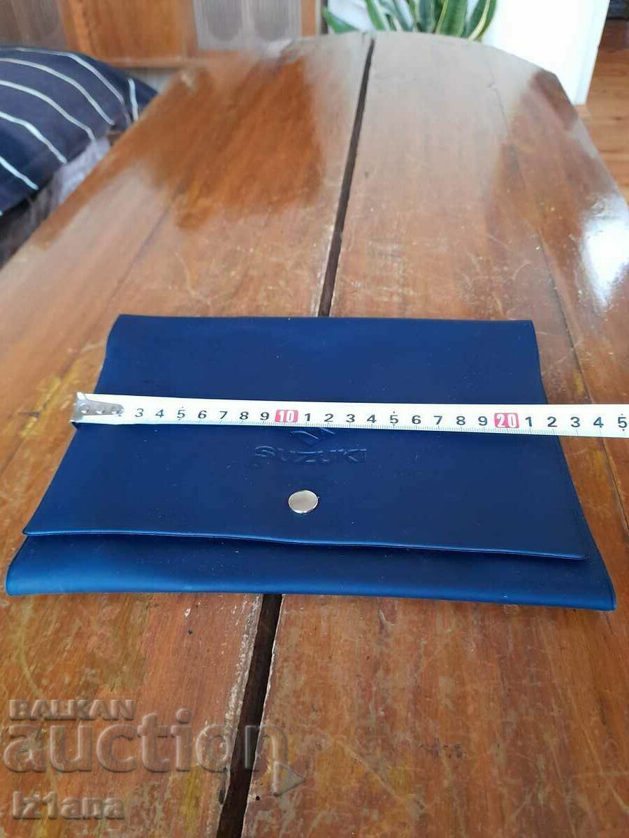 Pocket document folder Suzuki with price 18.00 BGN | € 9.20 Pocket document folder Suzuki with price 18.00 BGN | € 9.20