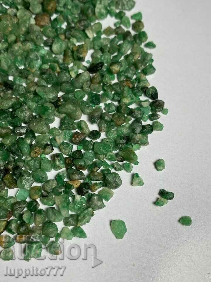Delivery of natural emerald beryl emerald lot 40 grams 100 pieces+