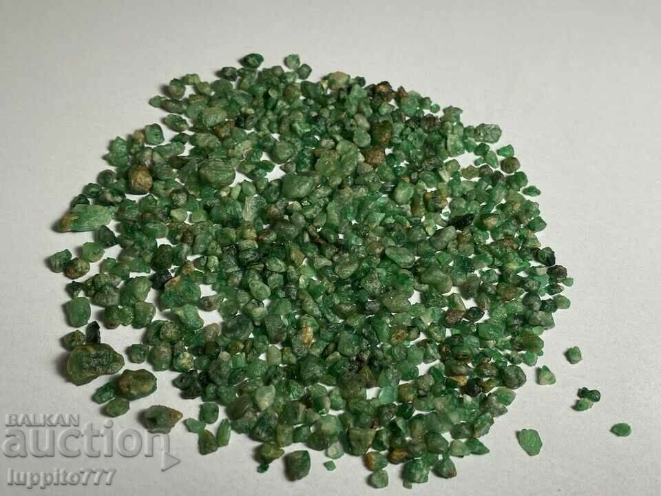 natural emerald beryl emerald lot 40 grams 100 pieces+ - 6