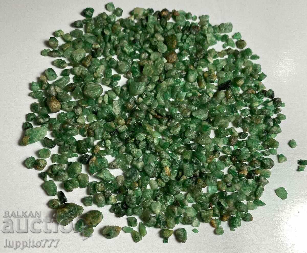 φυσικό emerald beryl emerald παρτίδα 40 γραμμάρια 100 τεμάχια+