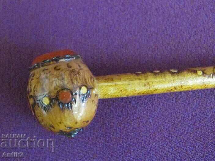 Old Wooden Cigarette and Pipe Handmade - 7 Old Wooden Cigarette and Pipe Handmade - 7