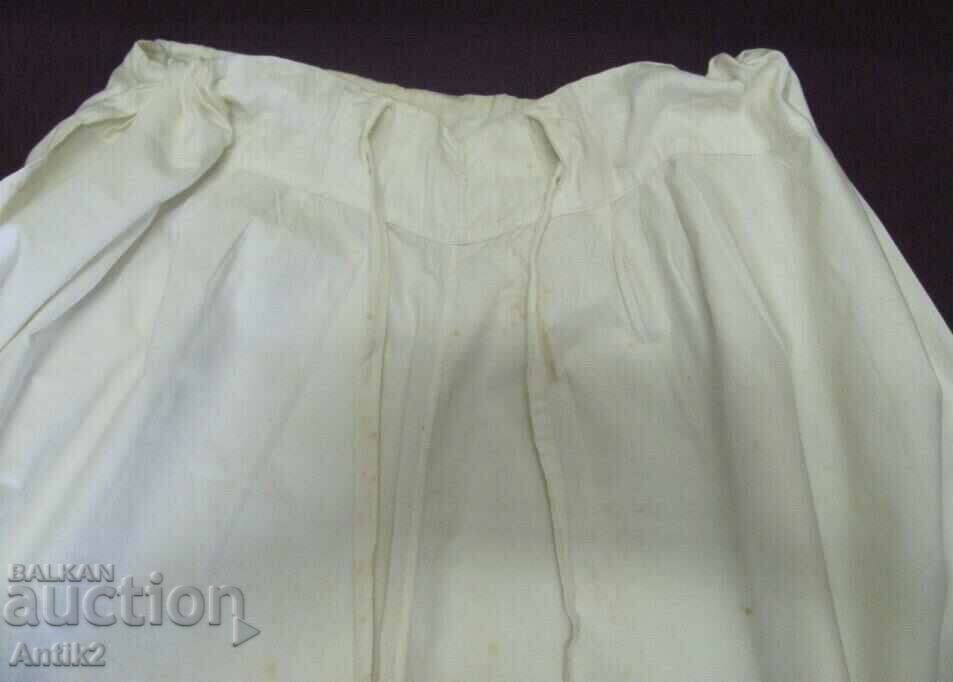Delivery of Old Women's Pants, White Victorian Style