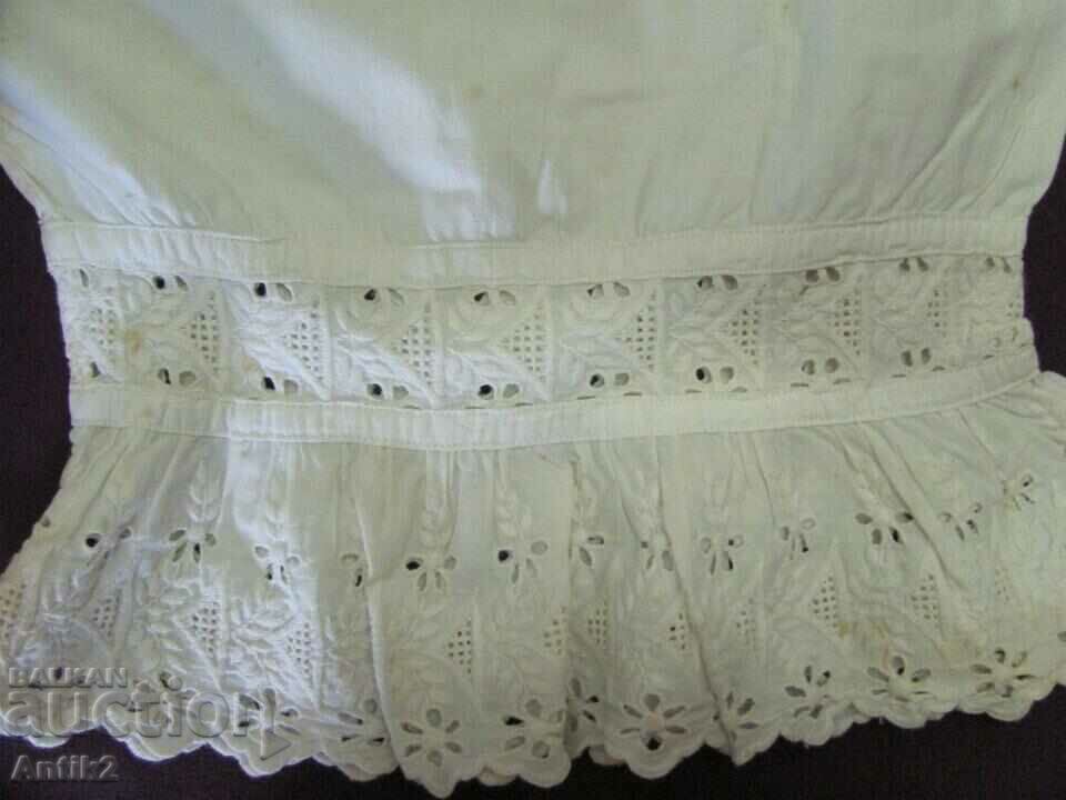 Old Women's Pants, White Victorian Style - 5