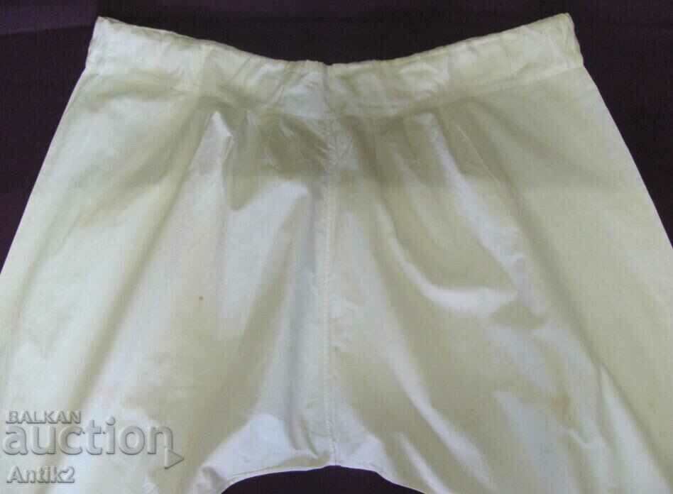 Old Women's Pants, White Victorian Style - 7