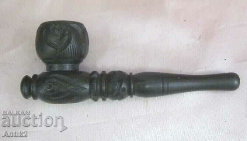 Old Handmade Wooden Pipe - 5 Old Handmade Wooden Pipe - 5