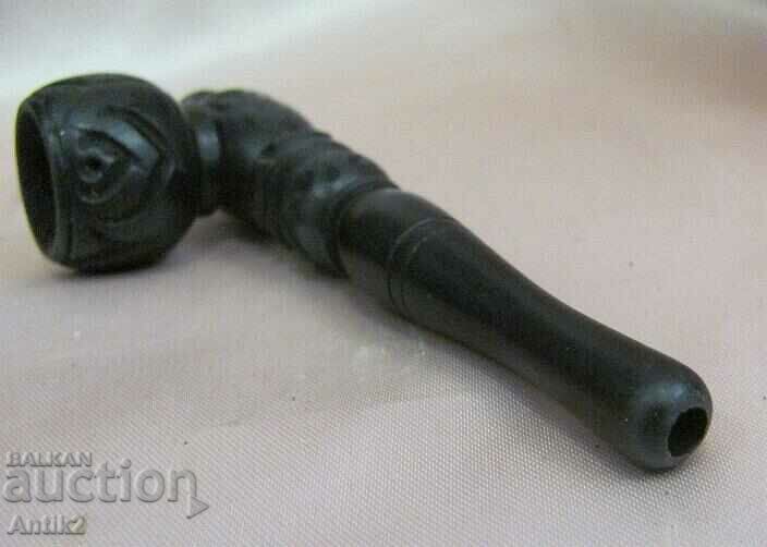Old Handmade Wooden Pipe - 6 Old Handmade Wooden Pipe - 6