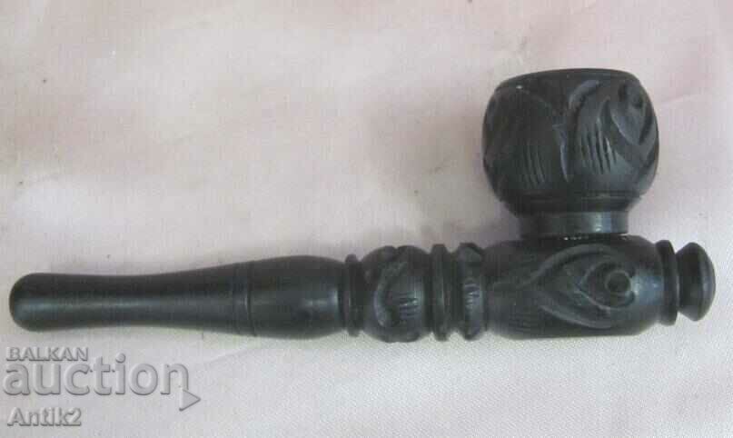 Old Handmade Wooden Pipe - 7 Old Handmade Wooden Pipe - 7