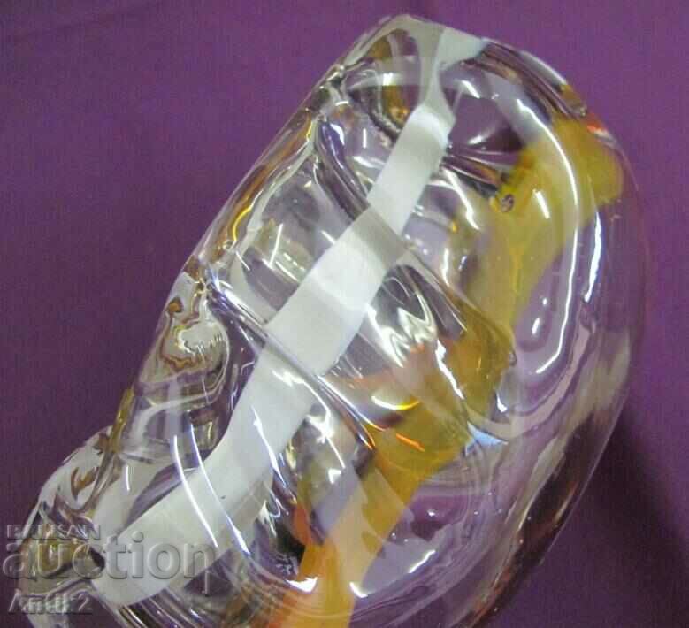 Vintich Solid Ashtray Crystal Glass - 6