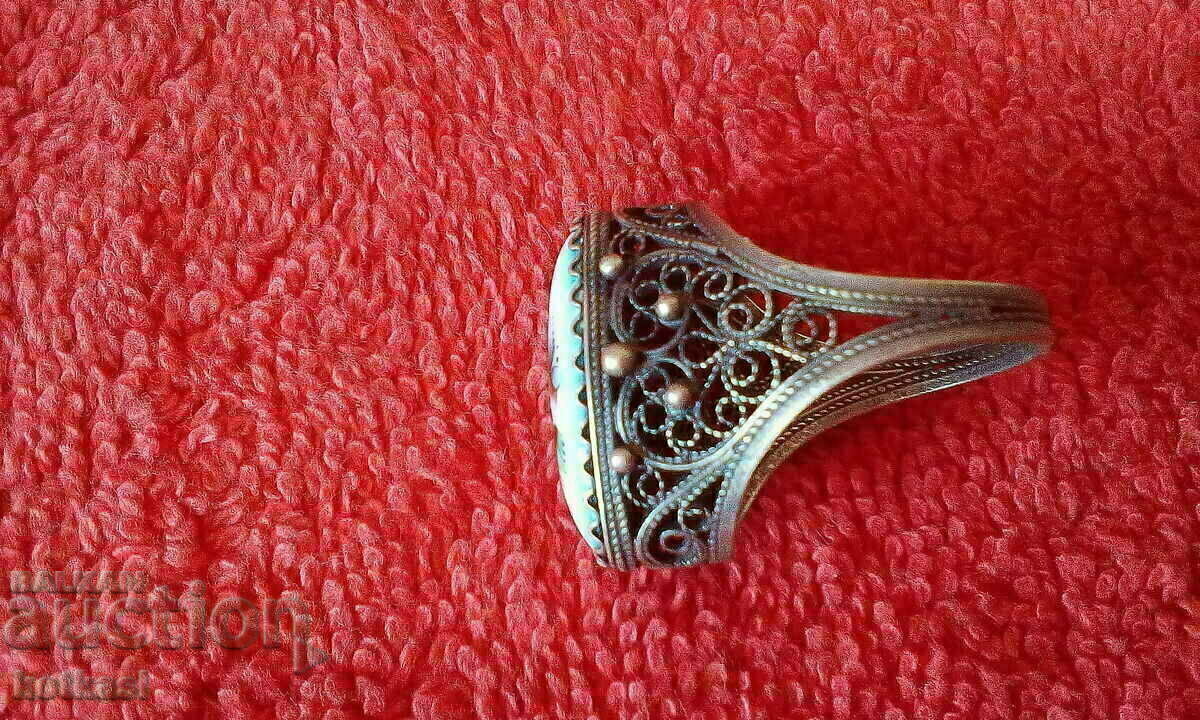 Auction Star ring filigree porcelain Auction Star ring filigree porcelain