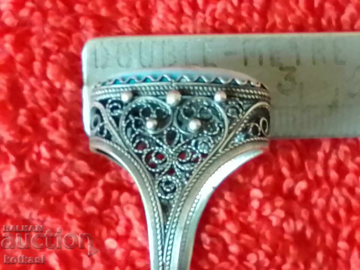 Star ring filigree porcelain - 6 Star ring filigree porcelain - 6