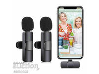 K9 - 2 ασύρματα μικρόφωνα για iPhone, επαγγελματικά