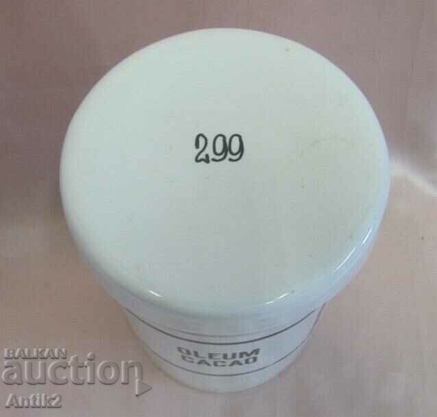 Винтич Порцеланов Аптекарски Жар Чехословакия Маркиран - 7