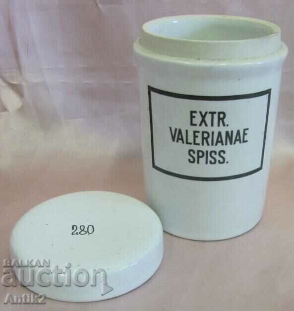 Доставка на Винтич Порцеланов Аптекарски Жар Чехословакия Маркиран