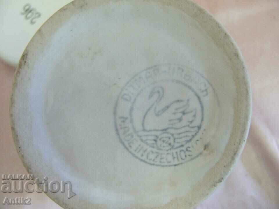 Vintich Porcelain Apothecary Jar Czechoslovakia Marked with price 120.00 BGN | € 61.36 Vintich Porcelain Apothecary Jar Czechoslovakia Marked with price 120.00 BGN | € 61.36