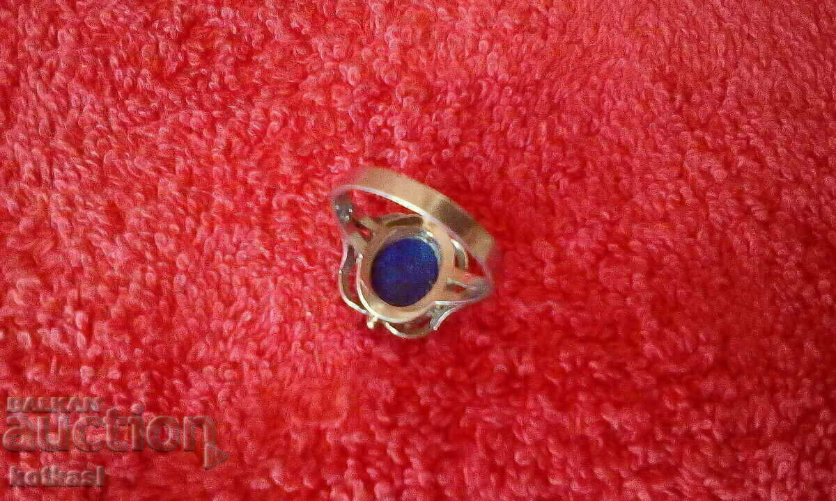 Delivery of Old silver 925 semi-precious stone ring Delivery of Old silver 925 semi-precious stone ring