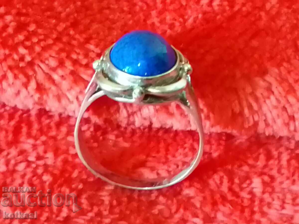 Παλιό δαχτυλίδι από ημιπολύτιμες πέτρες 925 Παλιό δαχτυλίδι από ημιπολύτιμες πέτρες 925