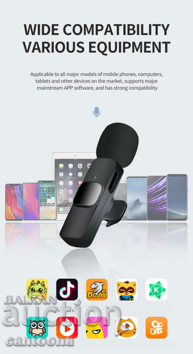 Auction K9 - 2 wireless microphones TYPE C, professional Auction K9 - 2 wireless microphones TYPE C, professional