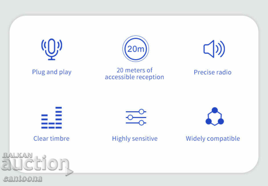 K9 - 2 wireless microphones TYPE C, professional - 7 K9 - 2 wireless microphones TYPE C, professional - 7