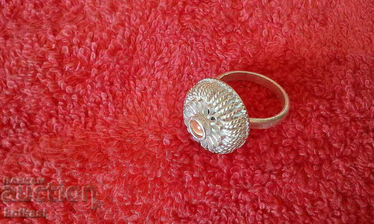 Delivery of Old silver ring semi-precious stone filigree Delivery of Old silver ring semi-precious stone filigree