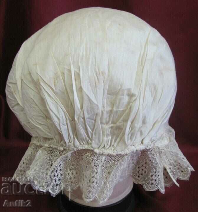 Auction 19th Century Night Cap Victorian Style Auction 19th Century Night Cap Victorian Style