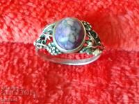 Inel din argint vechi 925 din piatra semipretioasa
