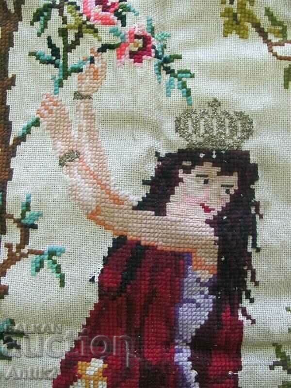 Auction 19th Century Hand Sewn Tapestry, Wall Carpet Auction 19th Century Hand Sewn Tapestry, Wall Carpet