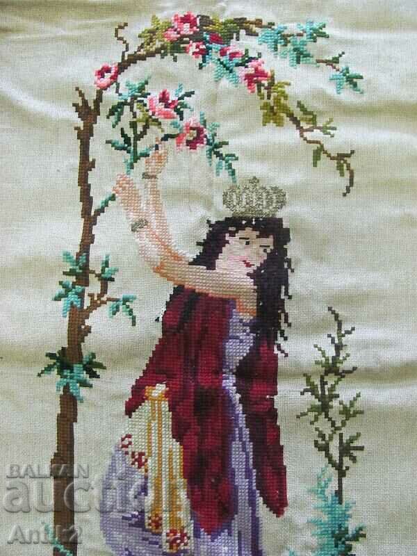 19th Century Hand Sewn Tapestry, Wall Carpet - 5 19th Century Hand Sewn Tapestry, Wall Carpet - 5